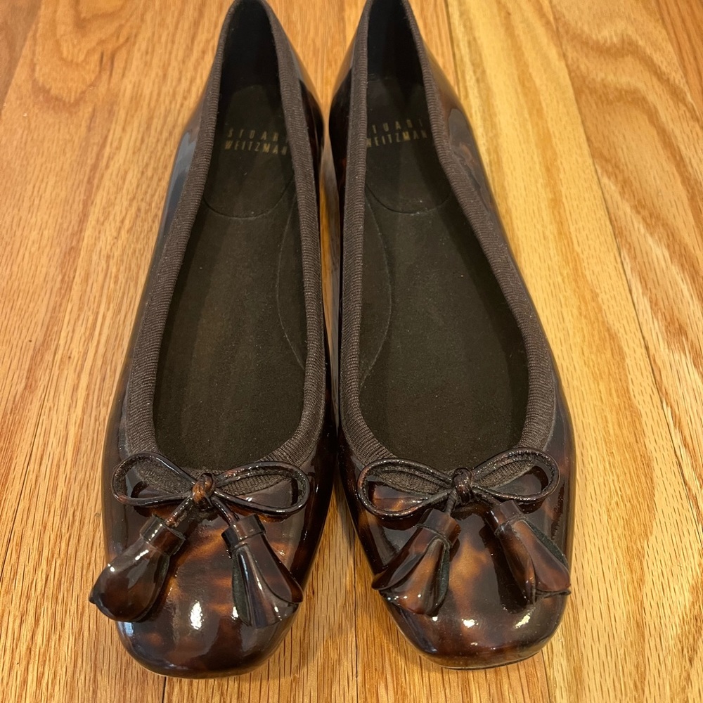 Stuart Weitzman Tortoise Shell Flats - image 2